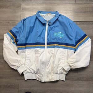 Players Racing Vintage Jacket Indy Car Size XL Blue White
